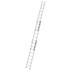 MUNK Aluminium-Schiebeleiter 3-teilig ohne Traverse 3x8 Sprossen