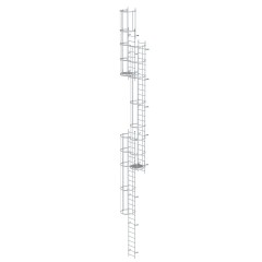 MUNK ortsfeste Steigleitern Aluminium, 13,16m SH PG2
