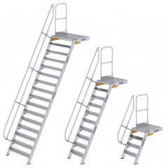 MUNK Treppe mit Plattform 60°