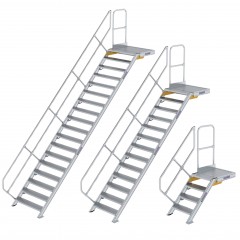 MUNK Treppe mit Plattform 45°
