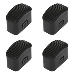Hailo Fuß-Set in schwarz für Klapptritt Hailo Step-ke/L90