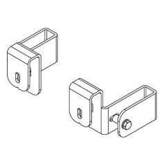 Hailo Haken mit Holmumfassung für Schachtleitern mit 60x20mm Holmabmessung