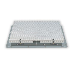 Hailo Schachtabdeckung HS9 Aluminium begehbar, tagwasserdicht mit Schwenkverschluss 1200x1200mm