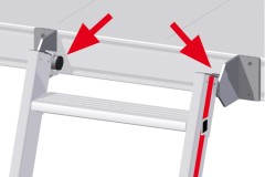 Hymer Aufhängungsset für Leitern mit Einhängehaken von 30-100mm Durchmesser