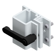 Hymer Geländerhalter mit Klemmhebel für Stufenaufstiege und Treppen