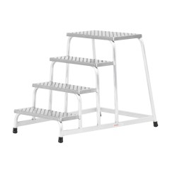 Hymer Maschinentritt Aluminium-Lochblech R13 4 Stufen
