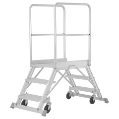 Hymer Podesttreppe fahrbar 2x3 Stufen