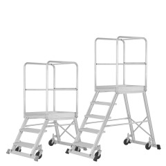 Hymer Podesttreppe fahrbar einseitig begehbar 3-8 Stufen