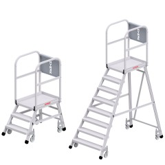 Hymer Podesttreppe R13 fahrbar einseitig begehbar 3-8 Stufen