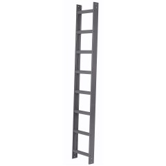 Iller Aluminium Dachleiter mit hochwertiger Pulverbeschichtung 8 Sprossen Anthrazit