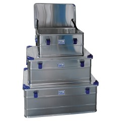 Iller Aluminiumbox Gr.XL 89,5x48,6x39,5mm mit Stapelecken und 146l Volumen