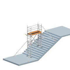 Layher Treppen-Kit für Fahrgerüst Uni Leicht mit 2 Durchgängen bis 7,03m AH