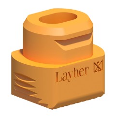 Layher Ersatzteilfuß für Gerüstanlegeleiter 1004 10-20 Sprossen