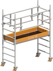 Layher Rollgerüst Uni Leicht P2 Safety Plus mit Doppelgeländer 3,11m AH