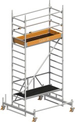 Layher Rollgerüst Zifa P2 mit Uni Telegeländer 4,76m AH