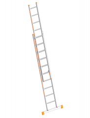 Layher Topic 1035 Schiebeleiter mit Quertraverse 2x10 Sprossen