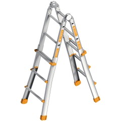 Layher Topic 1058 Teleskopleiter 4x3 Sprossen