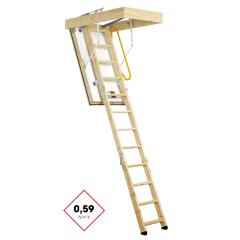 Minka Bodentreppe Polar Extrem mit U-Wert 0,37-0,59 W/m2K bis 280cm Raumhöhe