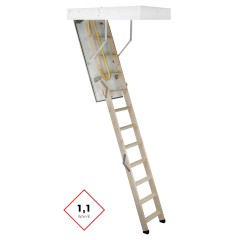 Minka Bodentreppe Tradition aus Fichte mit U-Wert 1,1 W/m2K 220-280cm Raumhöhe