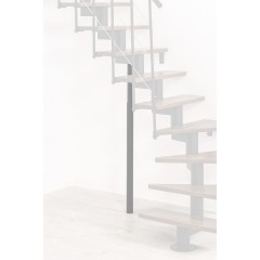Minka Abstützrohr für die Raumspartreppe Comfort Top Grau