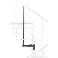 Minka Höhenerweiterung für Spino Zink Color 120cm Durchmesser Anthrazit