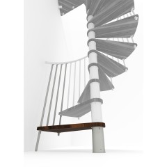 Minka Höhenerweiterung für Spiral Smart 160cm Durchmesser Walnuss Weiß