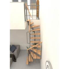Minka Mittelholmtreppe Joker Turn 180° 35 - 304cm Geschosshöhe