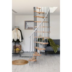 Minka Spindeltreppe Metallica 38 - 305,5cm Geschosshöhe