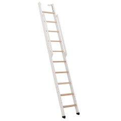 Minka Wangentreppe Strong 243cm max. Geschosshöhe Buche weiß