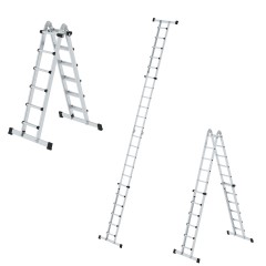 MUNK Teleskopleiter mit Traverse