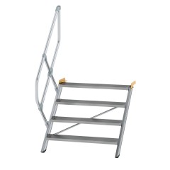 MUNK Treppe 45°  inkl. einen Handlauf, 1000mm Stufenbreite, 4 Stufen