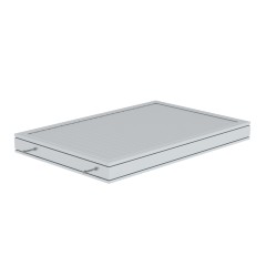 MUNK Plattform für Laufsteganlage Aluminium geriffelt Plattformlänge 1260mm