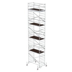 MUNK Rollgerüst mit Doppelplattform 1,35x2,45m Plattform, 11,35m AH