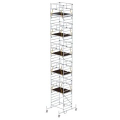 MUNK Rollgerüst SG mit Doppelplattform 1,35x1,80m Plattform 12,54m AH