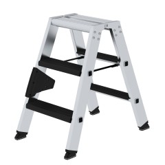 MUNK Stehleiter beidseitig begehbar mit relax-step 2x3 Stufen