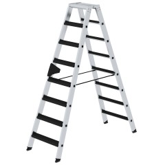 MUNK Stehleiter beidseitig begehbar mit relax-step 2x8 Stufen