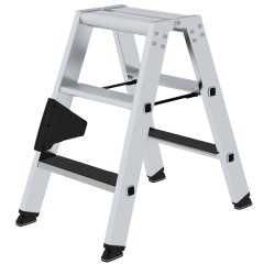 MUNK Stehleiter beidseitig begehbar mit clip-step R13 2x3 Stufen