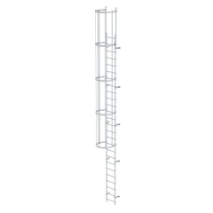 MUNK ortsfeste Steigleitern Aluminium, 7,28m SH