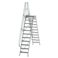 MUNK Überstieg 60° inkl. einen Handlauf, Stufenbreite 600mm, 2x11 Stufen