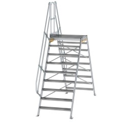 MUNK Überstieg 60° inkl. einen Handlauf, Stufenbreite 1000mm, 2x9 Stufen