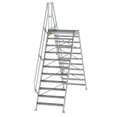 MUNK Überstieg 60° inkl. einen Handlauf, Stufenbreite 1000mm, 2x11 Stufen