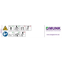 MUNK Produktaufkleber Arbeitsdiele 20 Stück