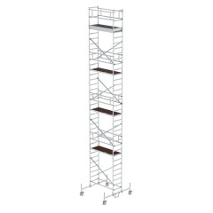 MUNK Rollgerüst mit Fahrbalken 0,75x1,80m Plattform 11,45m AH