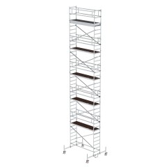 MUNK Rollgerüst mit Fahrbalken 0,75x2,45m Plattform 12,45m AH