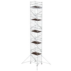 MUNK Rollgerüst mit Doppelplattform 1,35x1,80m Plattform 13,35m AH