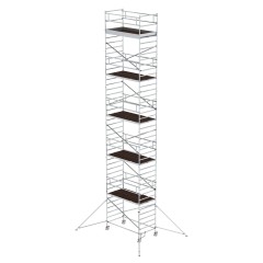 MUNK Rollgerüst mit Doppelplattform 2,45x1,80m Plattform 13,35m AH