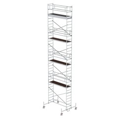 MUNK Rollgerüst mit Fahrbalken 0,75x2,45m Plattform 11,45m AH