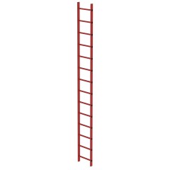 MUNK Schachtleiter aus GFK 400mm breit 14 Sprossen 3,92m lang