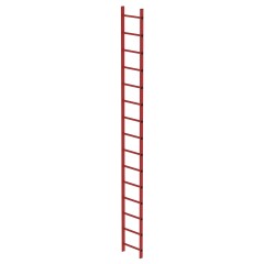 MUNK Schachtleiter aus GFK 400mm breit 15 Sprossen 4,20m lang