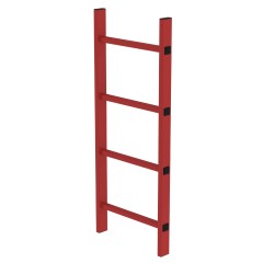 MUNK Schachtleiter aus GFK 400mm breit 4 Sprossen 1,12m lang